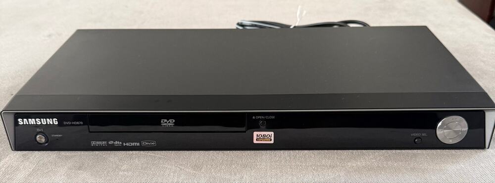Samsung DVD-HD870 HDMI 1080i Upconverting DVD Player Powers On No Remote